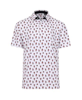 Men's White San Francisco Giants Lou Seal Polo Shirt