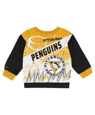 Toddler 2-Piece Pittsburgh Penguins Oversized Block Buster Fleece Sweatshirt and Pants Set