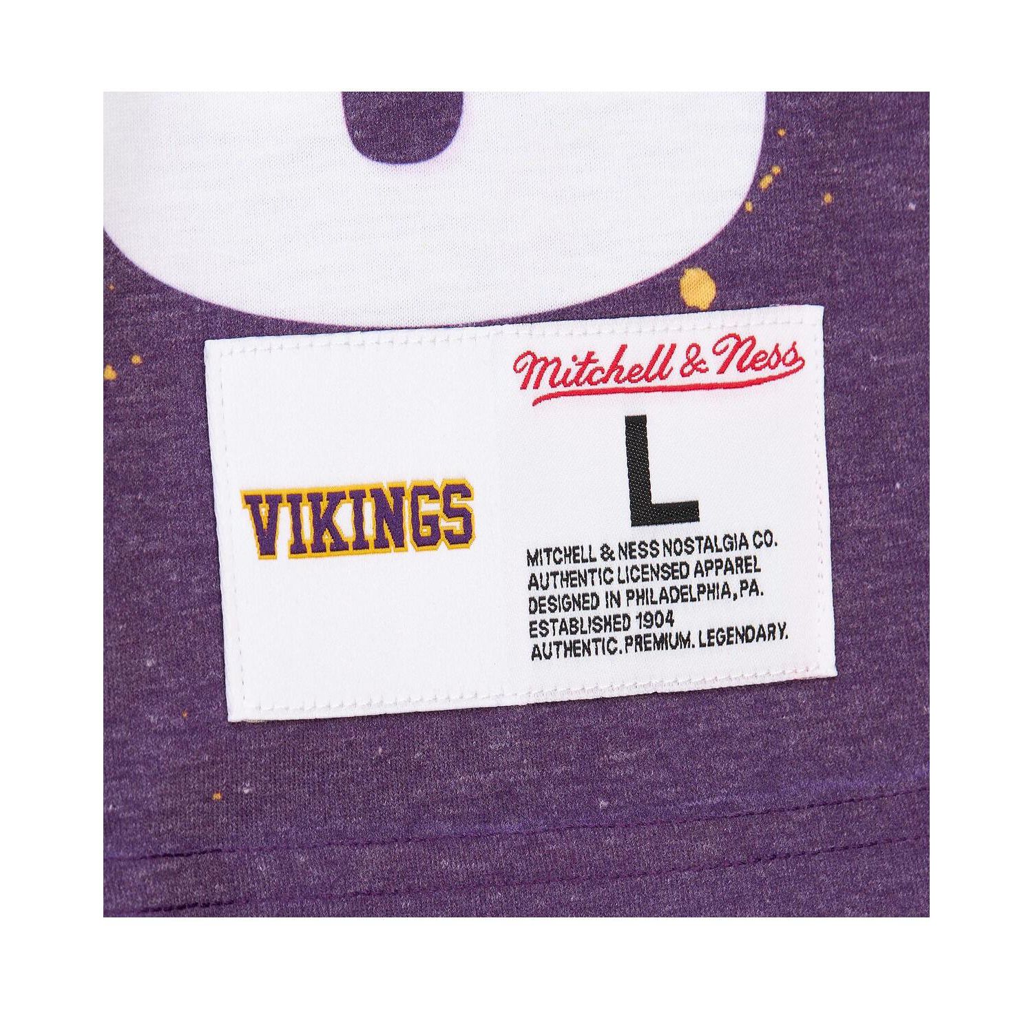 Men's Randy Moss Gray Minnesota Vikings Burst Retired Player T-Shirt