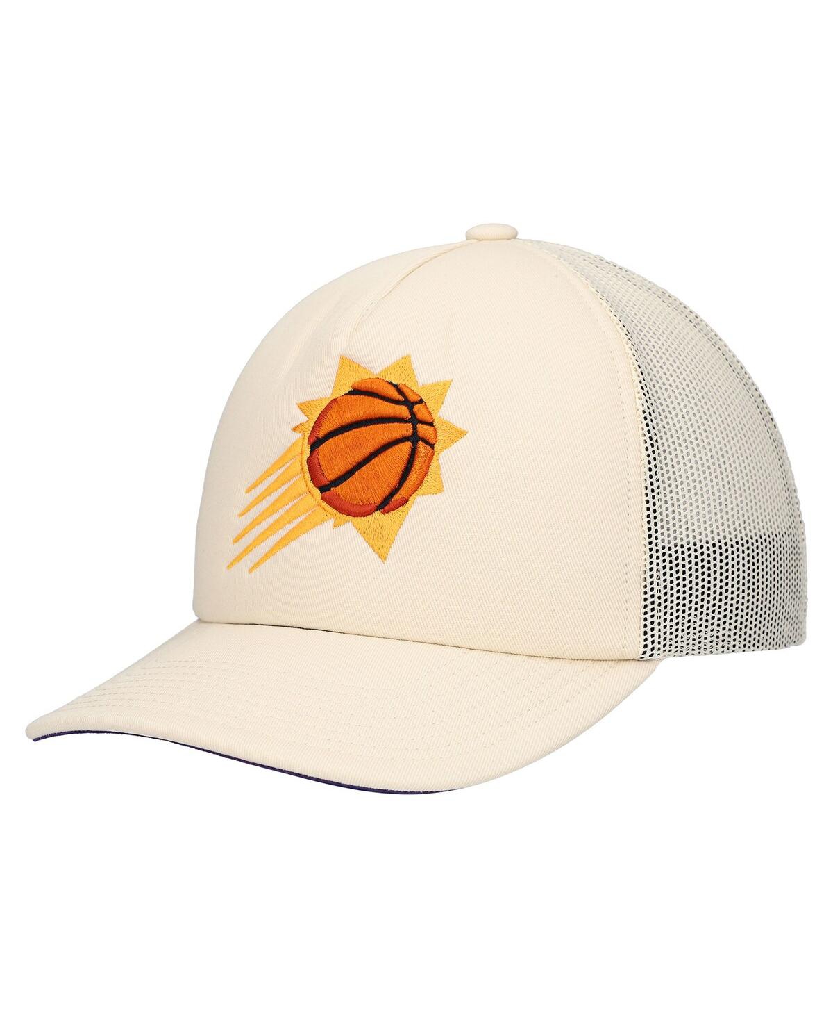 Men's Cream Phoenix Suns Trucker Adjustable Hat - Cream