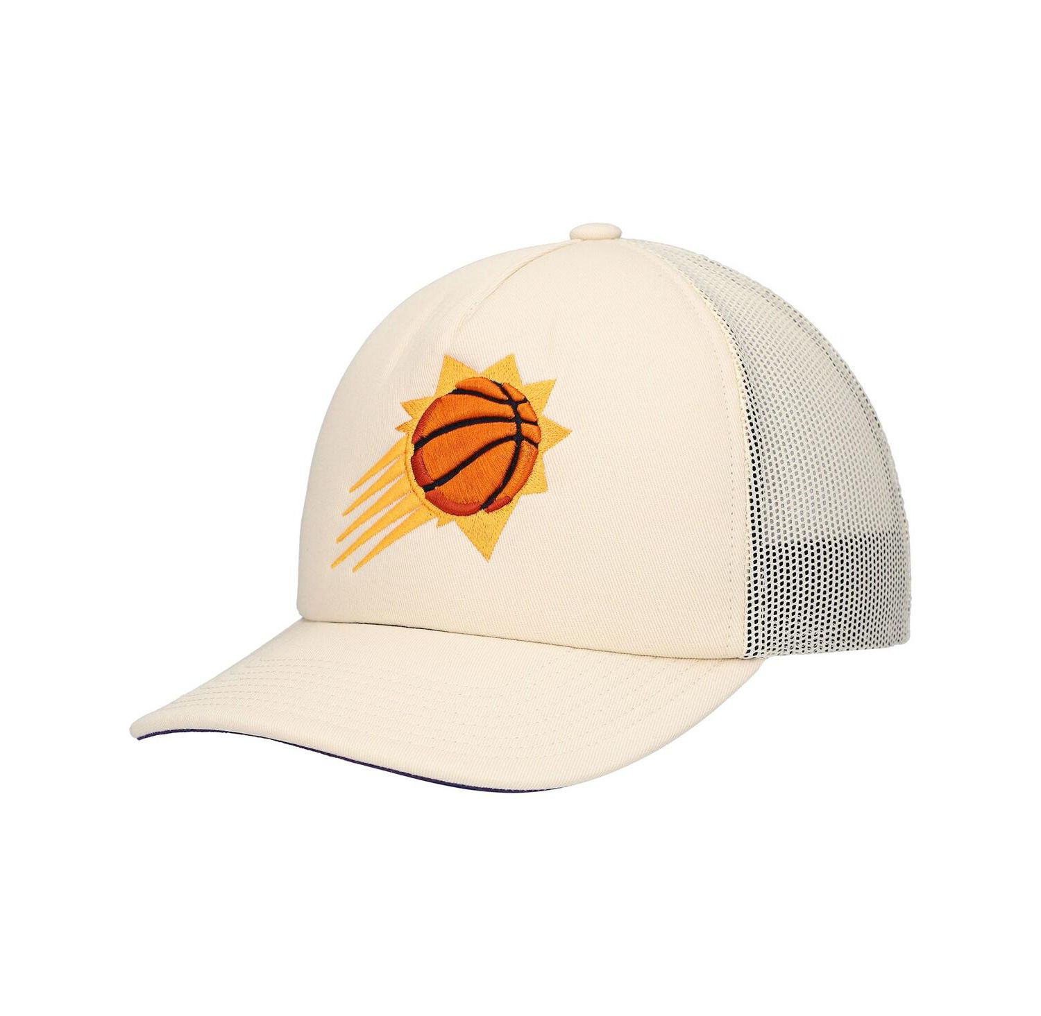 Men's Cream Phoenix Suns Trucker Adjustable Hat