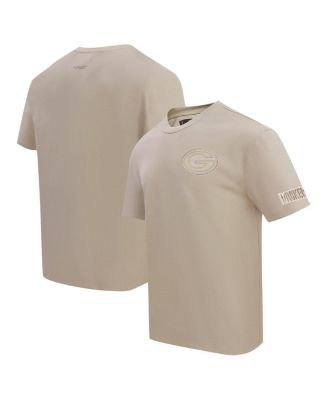 Pro Standard - Men's Tan Green Bay Packers Drop Shoulder T-Shirt