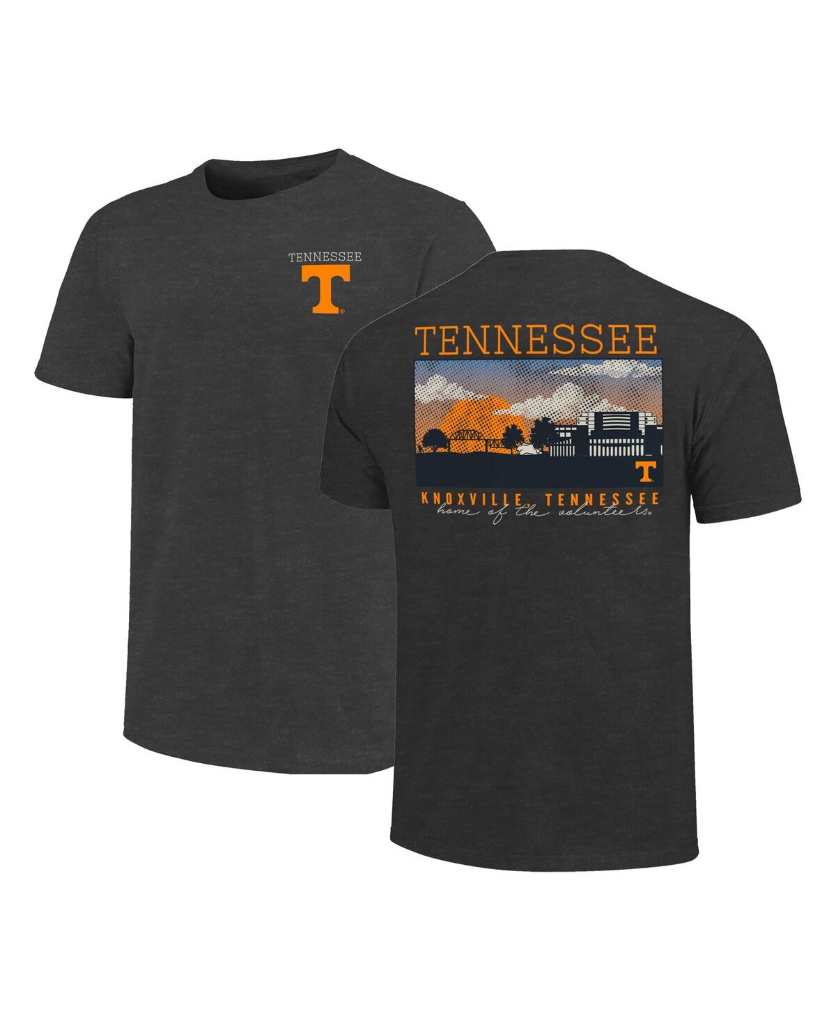 Men's Heather Charcoal Tennessee Volunteers Big Tall Campus Scene Core T-Shirt - Heather Charcoal