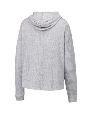 Women's 2-Piece Gray Atlanta Falcons Juniper Long Sleeve Hoodie Top and Shorts Sleep Set