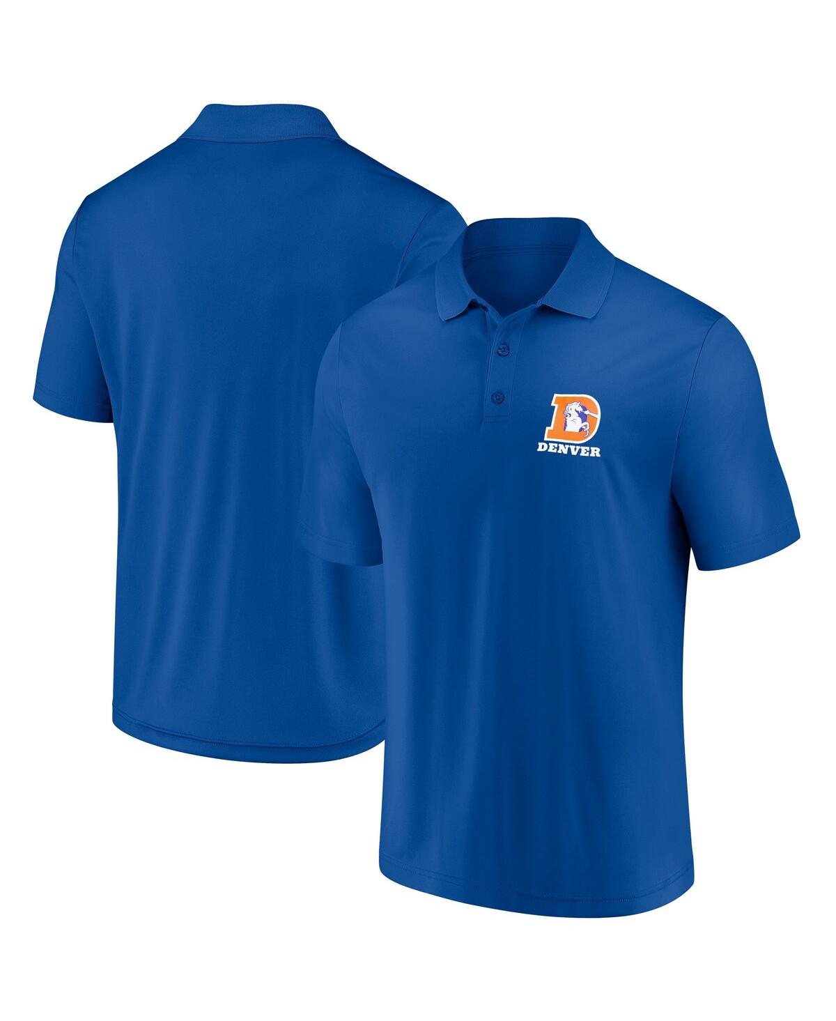 Men's Royal Denver Broncos Polo Shirt - Royal