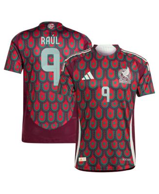 adidas - Men's Raul Jimenez Burgundy Mexico National Team 2024 Home Authentic Player Jersey