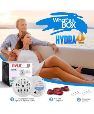 4'' Waterproof Stereo Speaker System