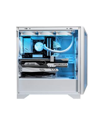 Aegis RS2 AI A2NVP7-1480US Liquid Cooled Gaming Desktop Computer, Intel Core Ultra 7 265K 3.9GHz, 32GB RAM, 2TB SSD, NVIDIA GeForce RTX 5070 12GB, Windows 11 Home, White
