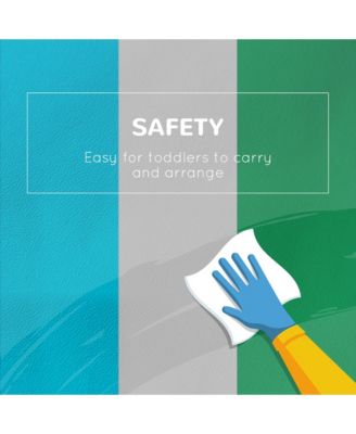 5 Piece Climb and Crawl Activity Playset Soft for Child Learning Toy