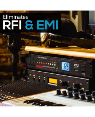 Power Sequence Controller - Pro Electronics Power Supply Conditioner Sequencer with LCD Display, USB Power Charge, Rack Mountable