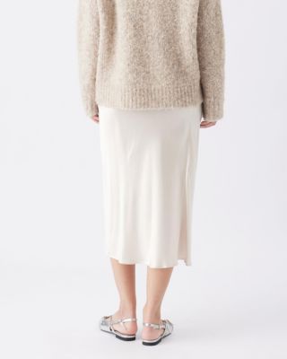 Maternity Crystal Satin Skirt