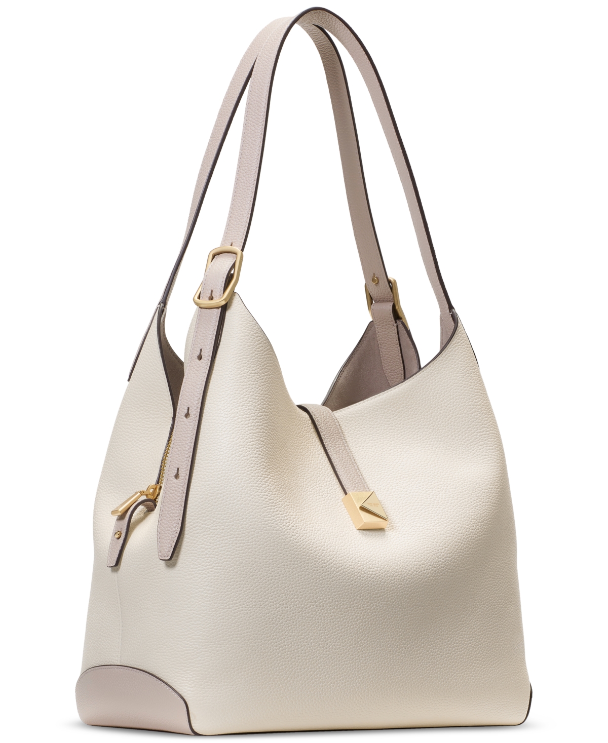 Kate Spade Deco Colorblocked Pebbled Leather Shoulder Bag