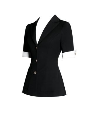 Women Aleena Short Sleeve Business Casual Blazer