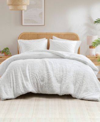 510 Design Gigi Boho Comforter Sets In White