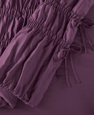 Mia Ruched 2-Pc. Comforter Set, Twin/Twin XL