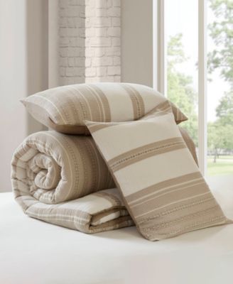 Mesa Stone Washed 3-Pc. Comforter Set, King/California King