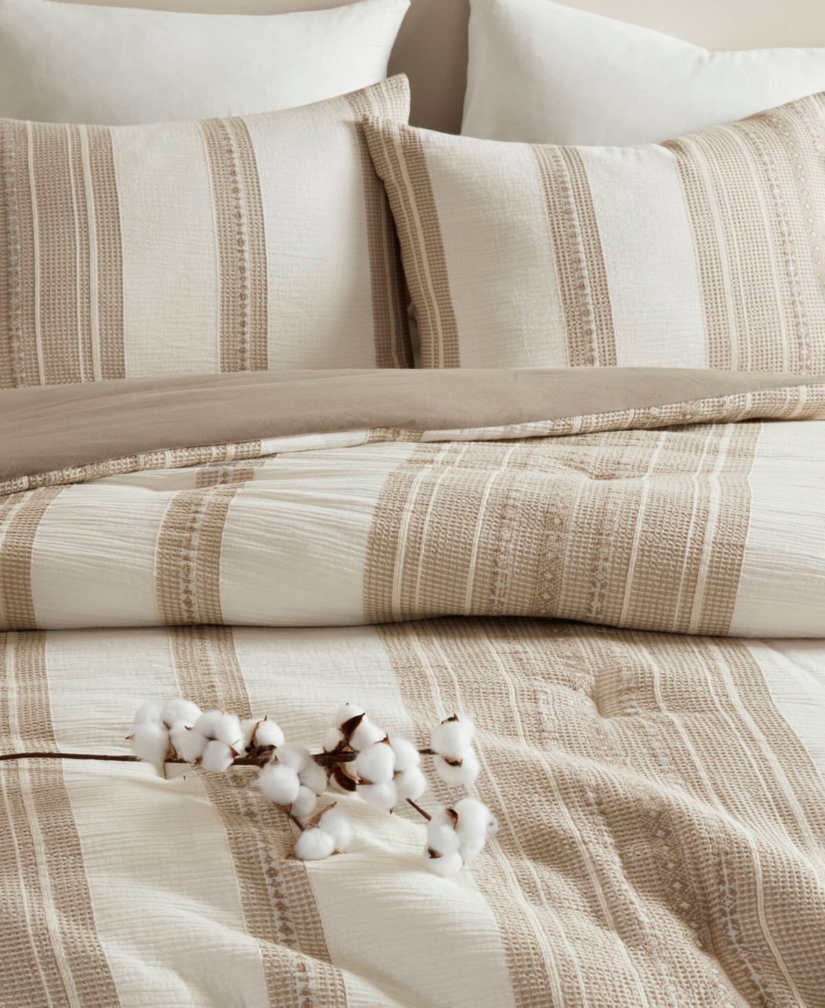 Woolrich Mesa Stone Washed 3-pc. Comforter Set, Full/queen In Brown