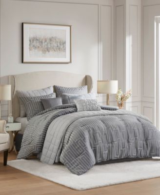 Royce Luxury Jacquard 10-Pc. Comforter Set, King
