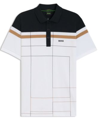 Men's Quick-Dry Stretch Cotton Slim-Fit Polo Shirt