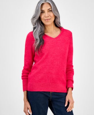 Women's Luxsoft Split-Neck Hoodie, Macy's Exclusive