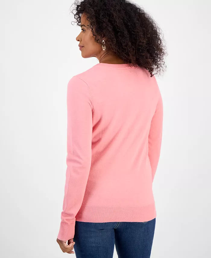 Women's Long-Sleeve Crewneck Sweater - thumbnail 10
