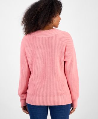 Women's V-Neck Long-Sleeve Sweater, Macy's Exclusive