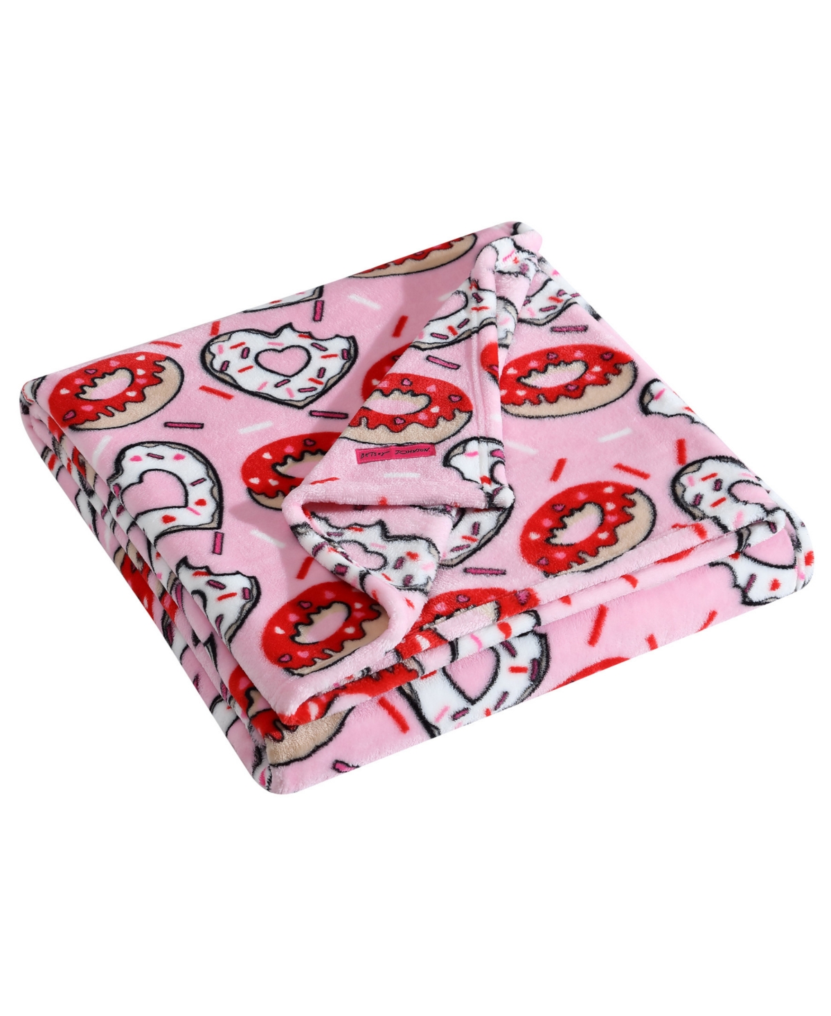 Betsey Johnson Ultra Soft Plush Fleece Throw, 50" X 70"