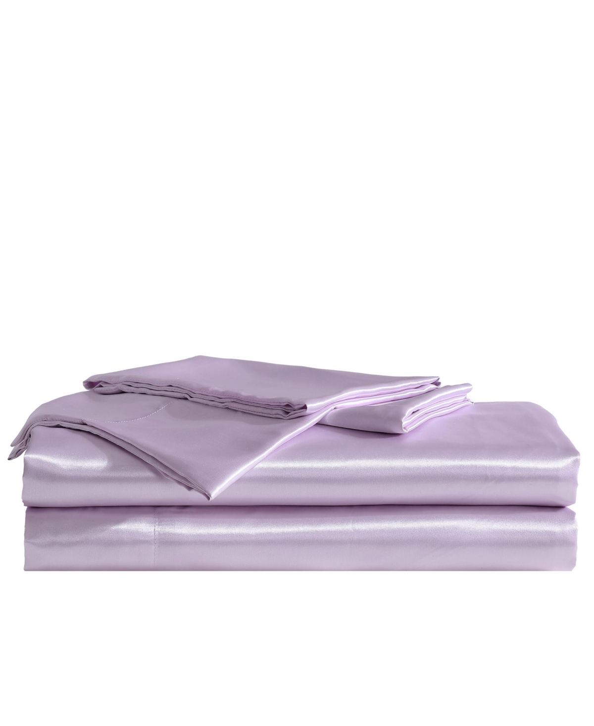 Betsey Johnson Closeout!  Satin 4-pc. Sheet Set, King In Purple