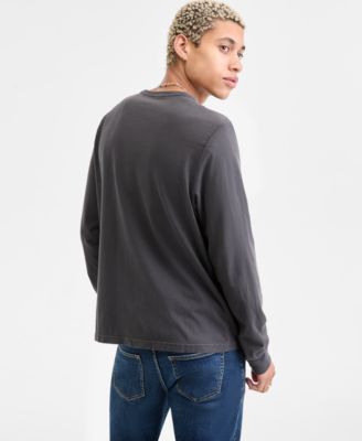 Men's Long-Sleeve Cotton T-Shirt