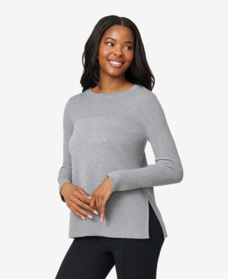Women's Boat Neck Ribbed Sweater