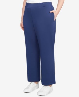 Plus Size Scuba Pull-On Pants