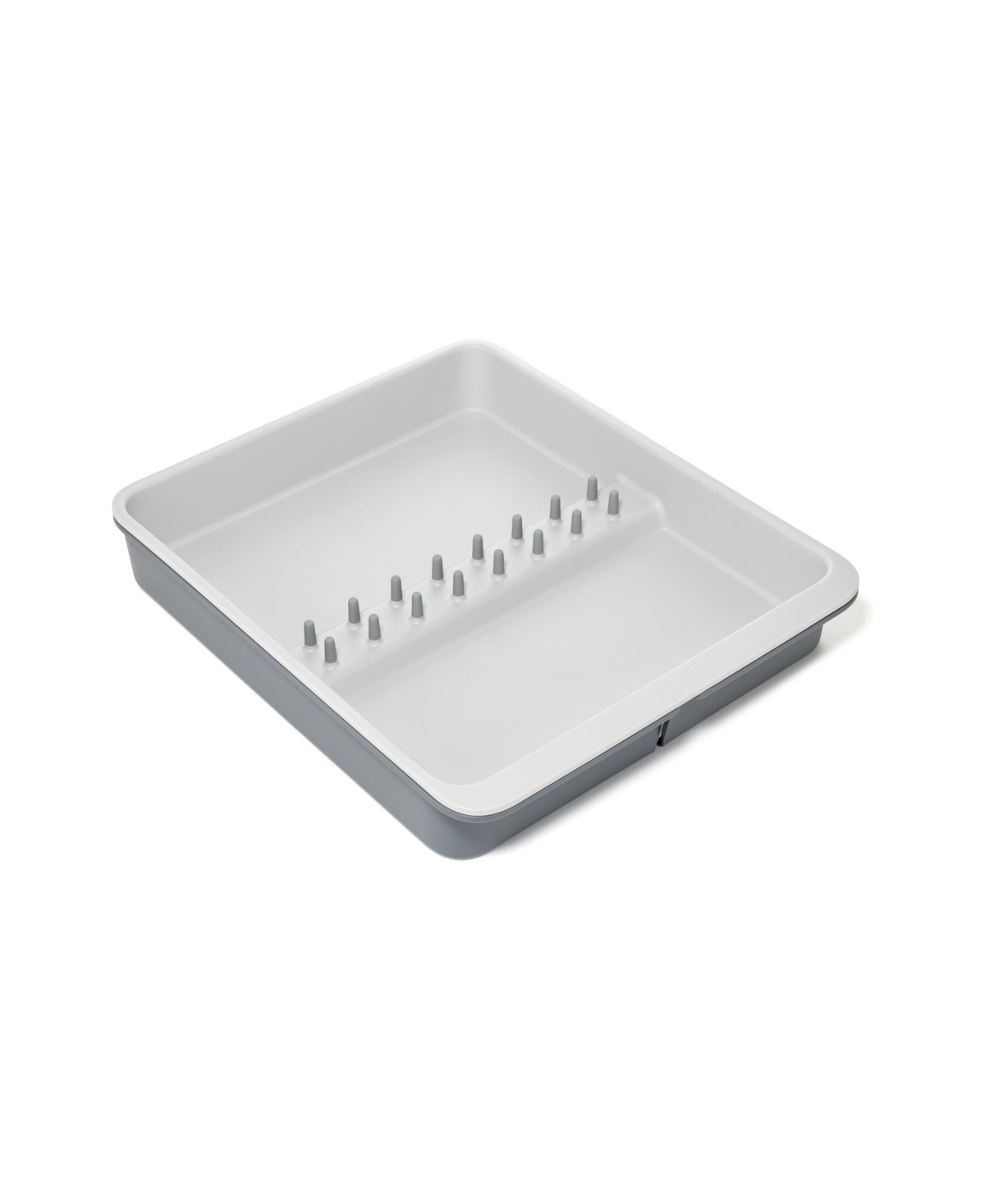Drawer Store Expanding Utensil and Gadget Organizer, 16" x 13" - Natural Gray
