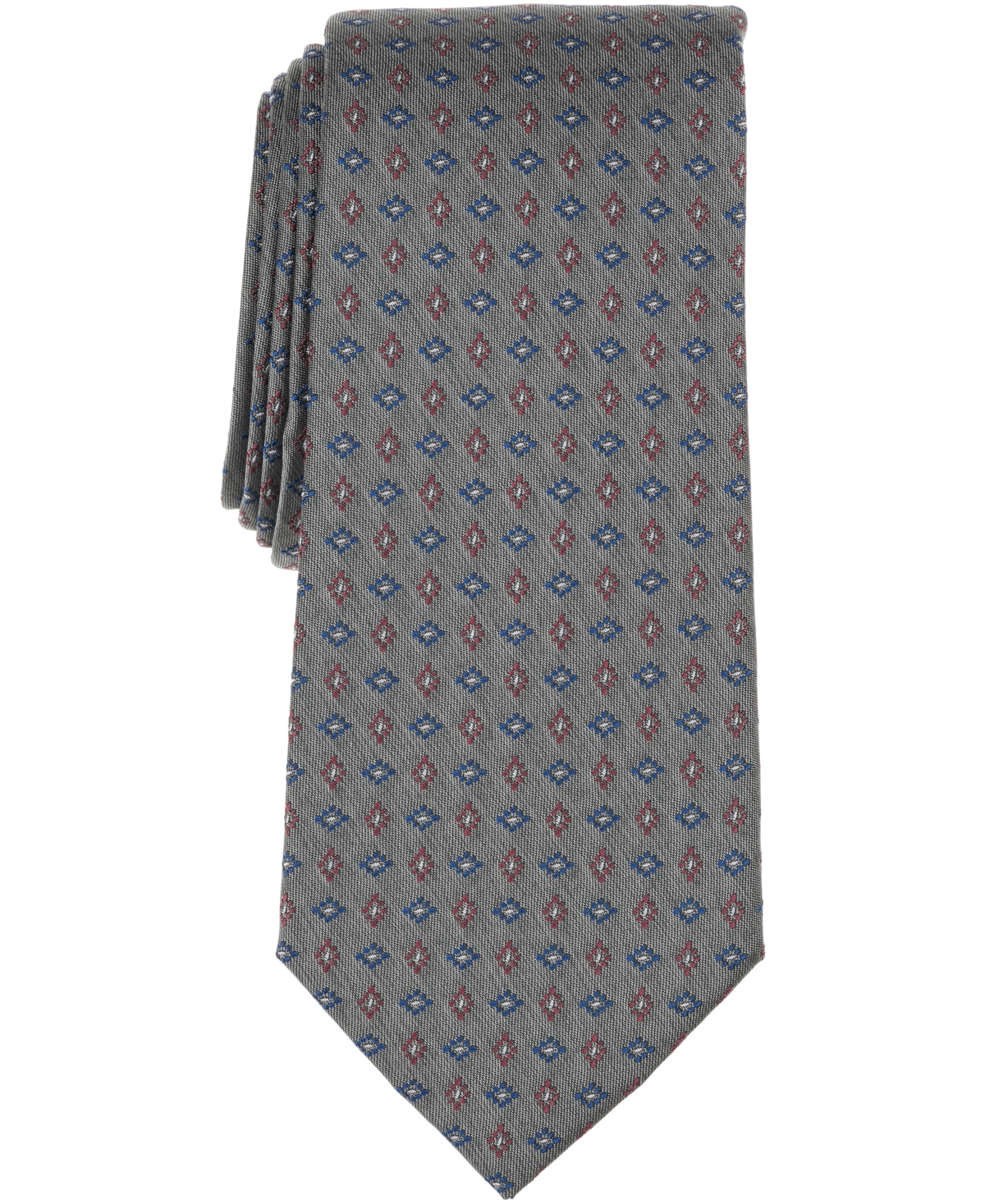 Michael Kors Men's Pindot Neat Pattern Tie In Gray