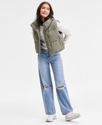 Women's Sleeveless Puffer Vest Jacket