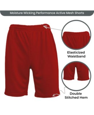 Women's Loose Fit Moisture Wicking Performance Mesh Shorts