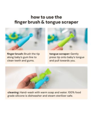 Fingerbrush Tongue Scraper