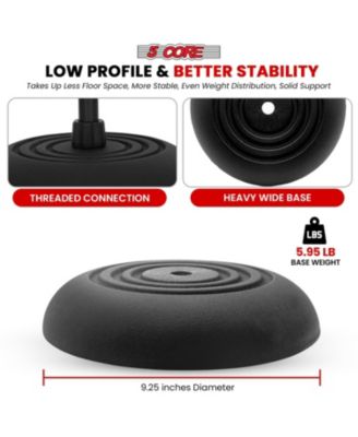 Microphone Stand Floor 4 Pcs Adjustable w Extending Telescoping Boom Arm