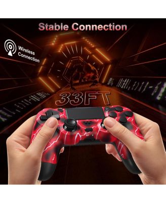 Wireless Controller for PS4 with Dual Vibration, 6-Axis Motion Sensor, Speaker, Audio Jack, Touch Pad, Share Button