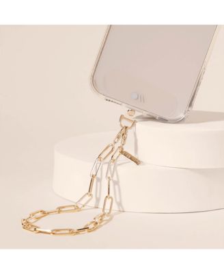 Chunky Chain Phone Wristlet-Gold