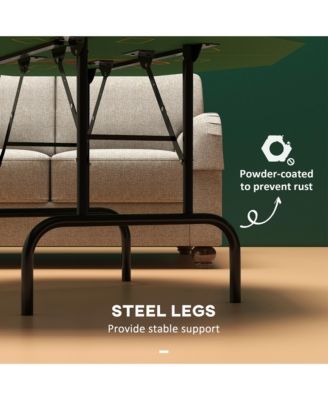 47" Foldable Poker Table 8 Player jack Game Table,