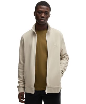 Men's Logo Badge Zip-Up Sweatshirt