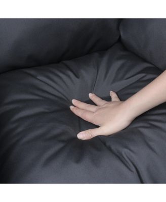 New Comming Outdoor Indoor PE wicker Swing Egg Chair Gray Color