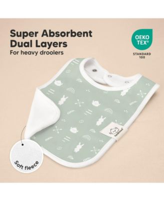 8-Pack Coast Baby Bibs for Boy, Girl, Drool Bibs, Baby Bib for Girls, Boys