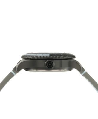 Men's Flyboy Gray Leather Strap Watch, 40mm