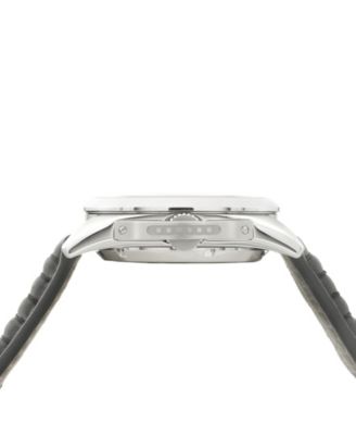 Men's P-51 Mustang Black Leather Strap Watch, 43mm