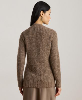 Women's Herringbone Oversize Sweater