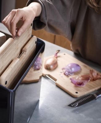 Folio Steel 3-Pc. Bamboo Cutting Board Set