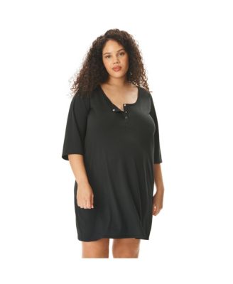 Motherhood Women's Maternity Sleep Henely Nightgown with Nursing Access