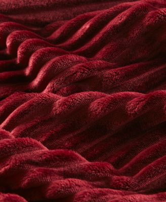 Ribbed Plush Blanket, King