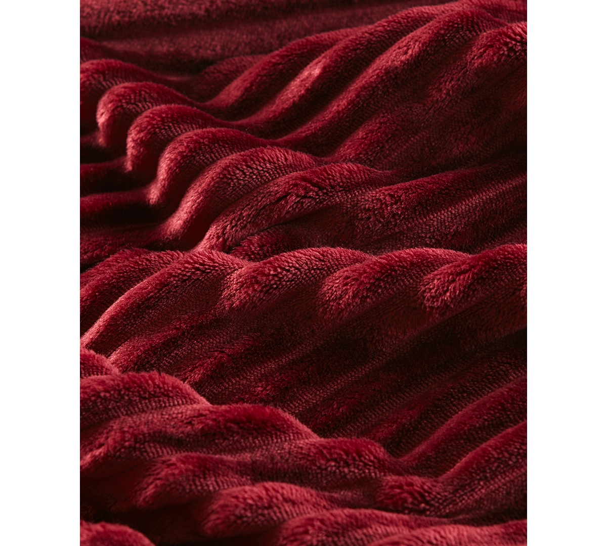 Arch Studio Ribbed Plush Blanket, King, Macy's Exclusive In Purple